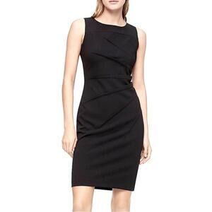 Calvin Klein Black Sleeveless Star Bust Dress Size 2